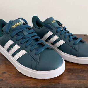 adidas Grand Court 2.0 size 7 Women's Teal and White Sneakers IF2840 #08